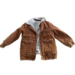 genuine kids oshkosh brown corduroy jacket 3T